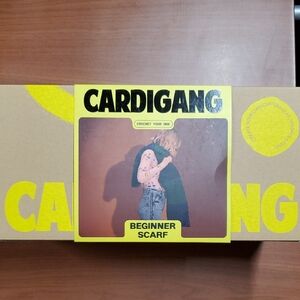 Cardigang Green And Blue Beginner Crochet Scarf Kit